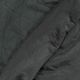 Jersey matelassé triangle fond noir