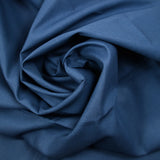 Popeline de coton bleu ardoise