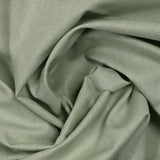 Coton oxford vert sauge chiné