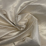 Gold and silver metallic cotton blend