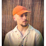 Man sewing pattern: head caps