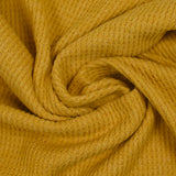 Ori mustard brushed textured knit