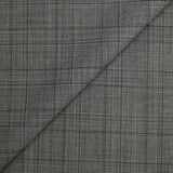 Tissu tailleur 100% laine prince-de-galles noir et blanc