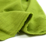 100% de lino verde manzana
