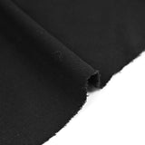 Maille polo coton fin noir corbeau