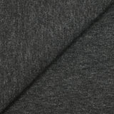 Jersey coton Bio anthracite chiné