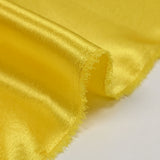 Crêpe satin polyester jaune