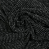 Black ribbed Bianca knit