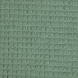 Coton 100% nid d'abeille céladon