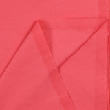 Jersey coton Bio rose corail