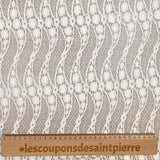 Broken white gina polycoton lace