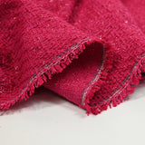 Tweed Emma Lurex Polyester FUCHSIA Fundación