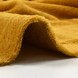 Tissu éponge bambou moutarde vendu au mètre