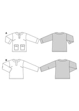 Patrón Burda n°5655: Blusa