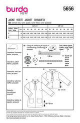 Burda pattern n°5656: Parka