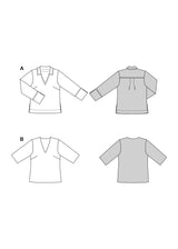 Patrón Burda n°5665: Blusa