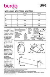 Burda Boss N ° 5676: Accesorios