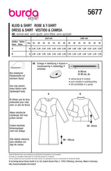 Burda Boss N ° 5677: Vestido y camiseta