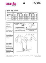 Burda Boss N ° 5684: Vestido