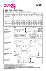 Burda boss n ° 5686: dress