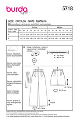 Burda Boss N ° 5718: pantalones