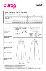 Burda Boss N ° 5751: pantalones