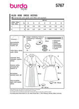 Burda Boss N ° 5767: Vestido