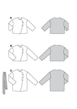 Patron Burda n°5770 : Veste