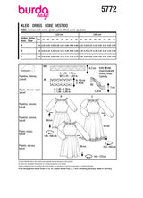 Burda Boss N ° 5772: Vestido