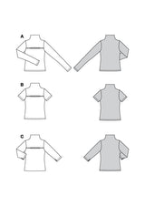 Patron Burda n°5774 : T-shirt