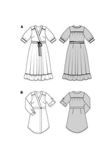Patron Burda n°5819 : Robe