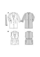 Patron Burda n°5840 : Veste