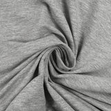 Jersey French Terry Cotton Organic Gray Chinese