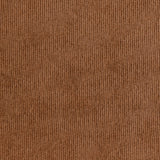 Velours polyester fines côtes marron noisette