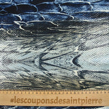 Jersey poliéster pitón fondo marino