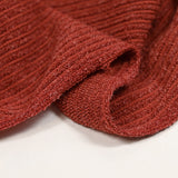 Ribbed terracotta Bianca knit