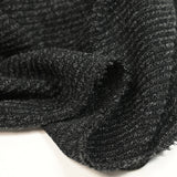 Black ribbed Bianca knit