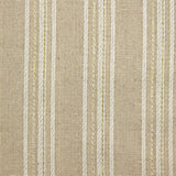 Polyester and linen with Lurex golden stripes Margot natural background