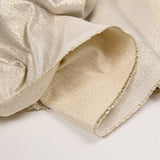Gold and silver metallic cotton blend