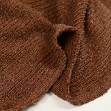 Brown ribbed Bianca knit