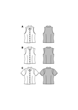 Burda Boss N ° 6527: blusa de verano