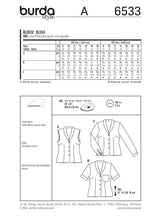 Burda Boss N ° 6533: Collar con chal de collar