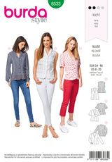 Burda Boss N ° 6533: Collar con chal de collar