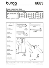 Patron n ° 6683: elegant tunic