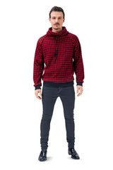 Patrón N ° 6718: sudadera para hombres