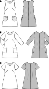 Patron n ° 6721 BURDA: dress