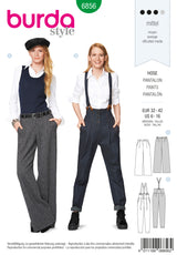 Patron n ° 6856: pants with folds at the waist