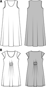 Patrón N ° 7100: Vestido