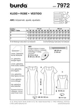 Patrón N ° 7972: Vestido