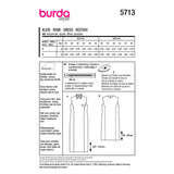 Burda Boss N ° 5713: Vestido